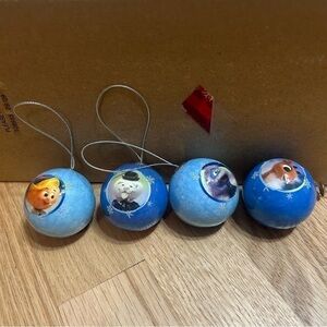 Rudolph the Red Nosed Reindeer Ball Christmas Ornament Bundle Hermey Abominable